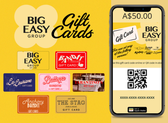 Big Easy Group gift card (1)