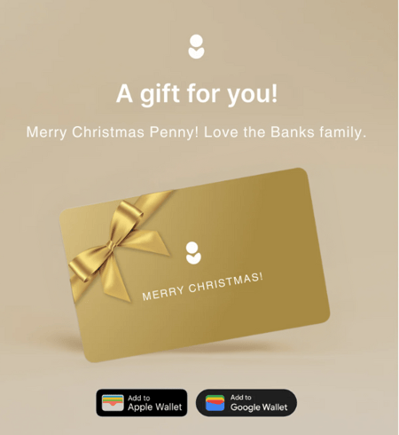 Merry Christmas Penny! Love the Banks family.