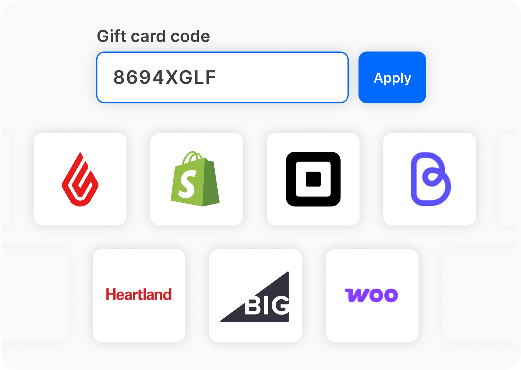 POS & eCommerce gift card integrations