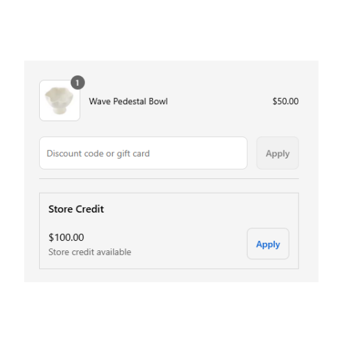 Store credit