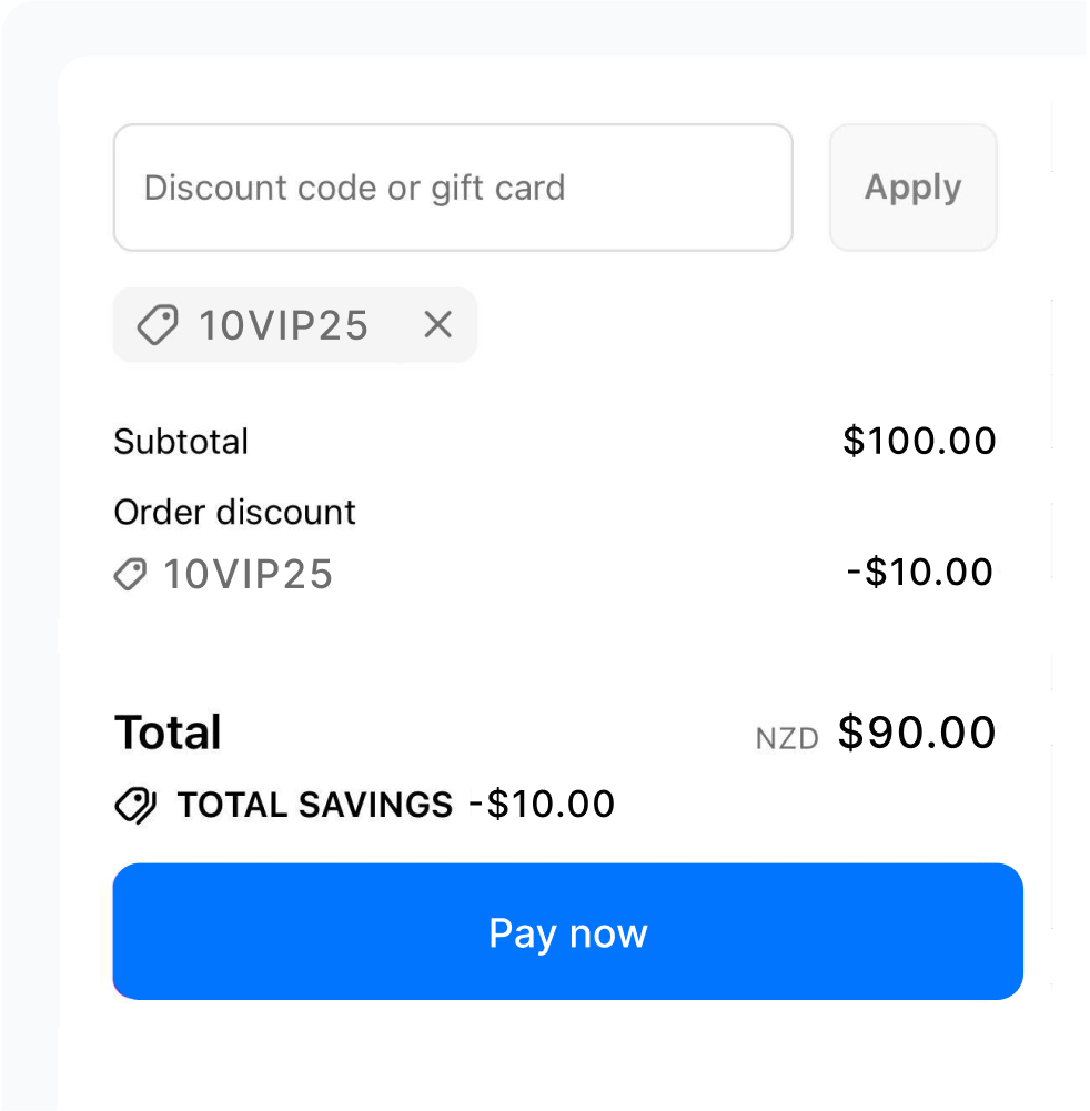 create discount promotions on gift cards
